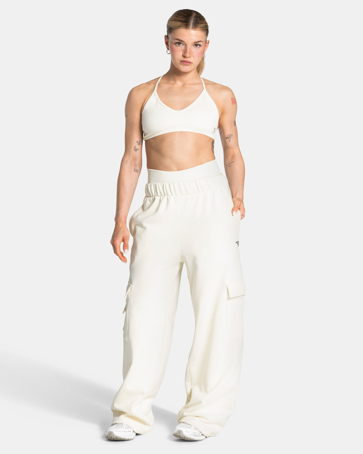 Joggery Lift Wide Leg Cargo „Cloud”