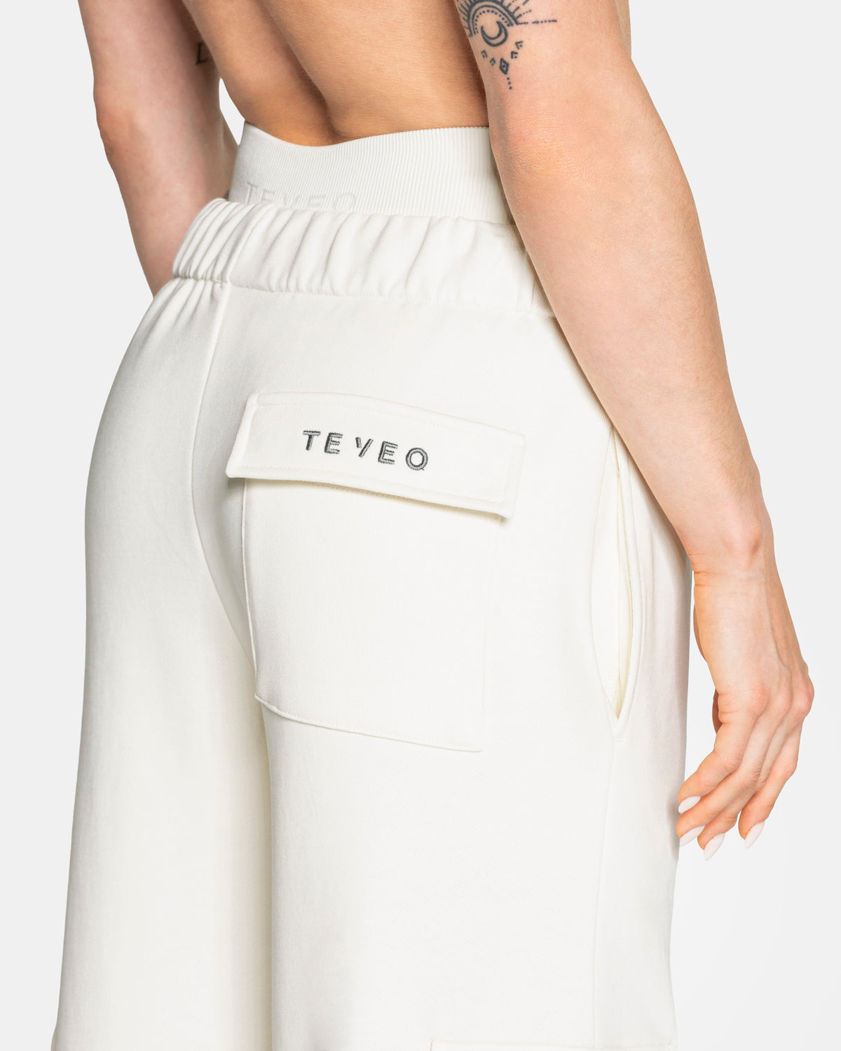 Joggery Lift Wide Leg Cargo „Cloud”