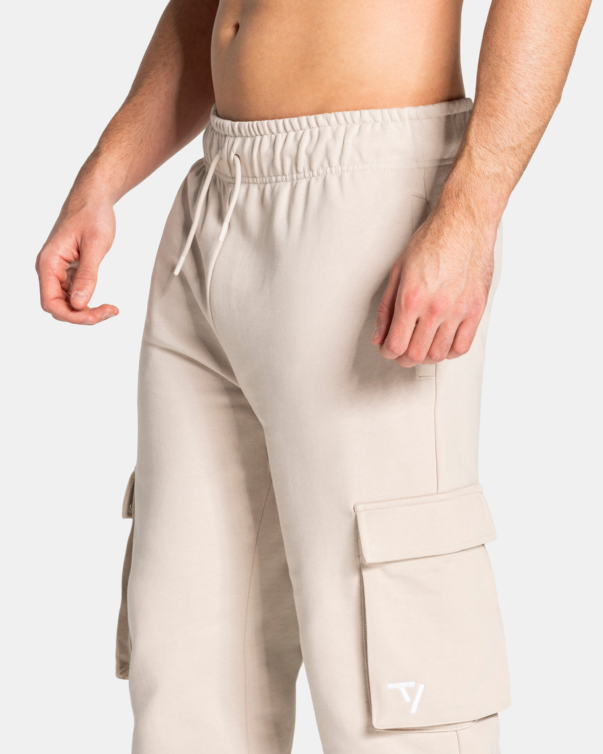 Joggery Lift Wide Leg Cargo „Cream”