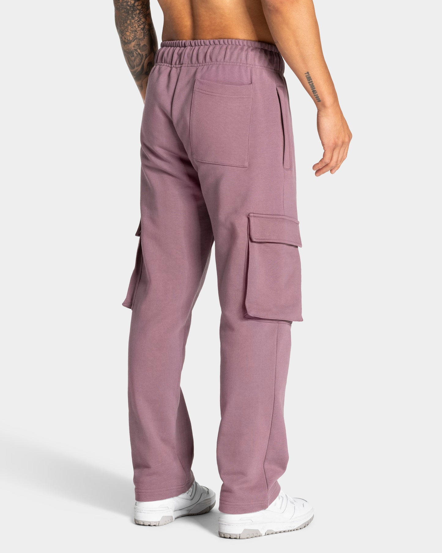 Lift Wide Leg Cargo Joggers ‘Mauve’