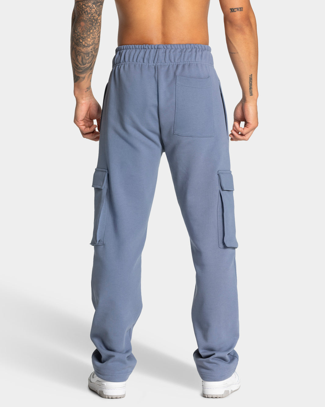 Lift Wide Leg Cargo Joggers ‘Steel Blue’