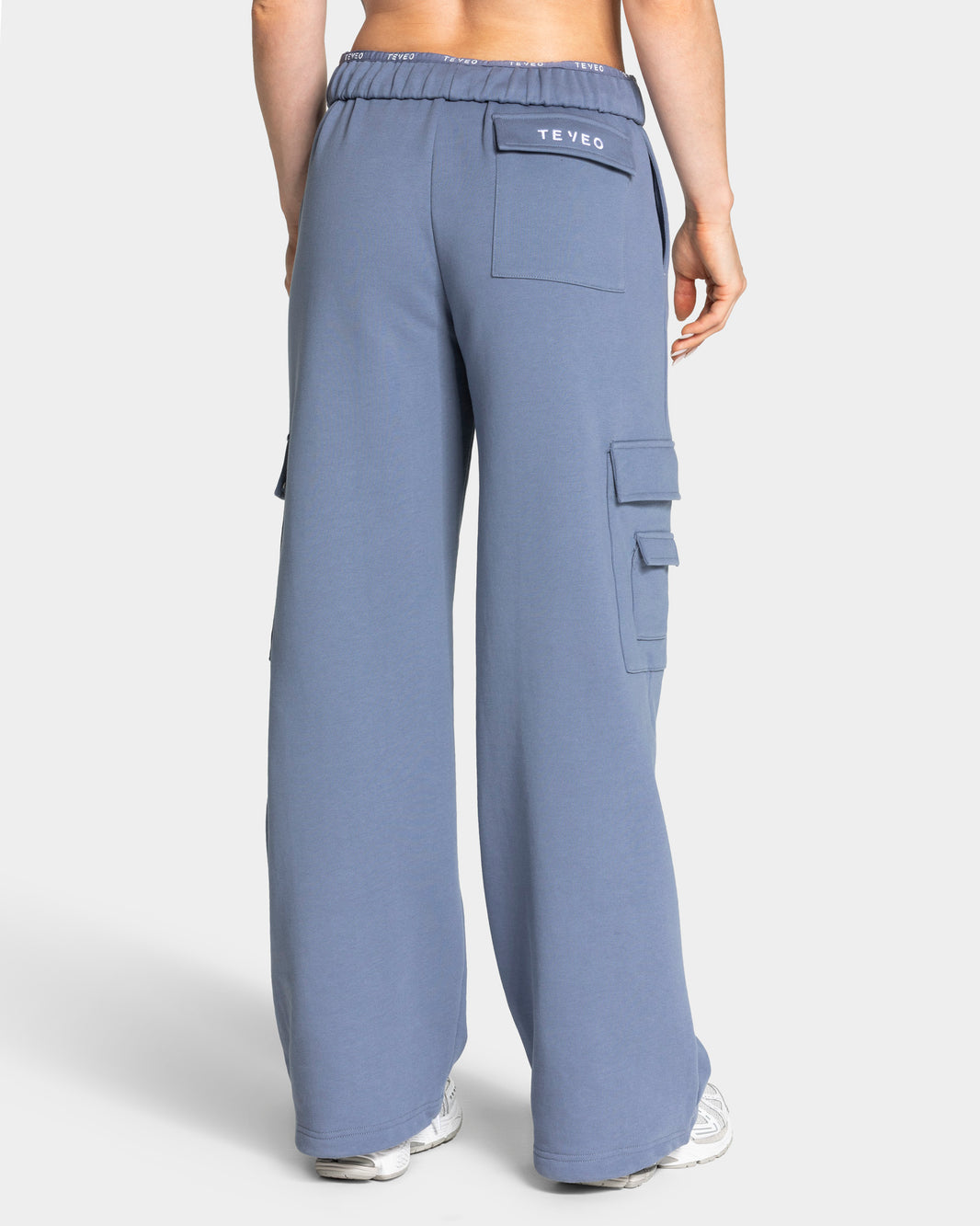 Lift Wide Leg Cargo Joggers ‘Steel Blue’