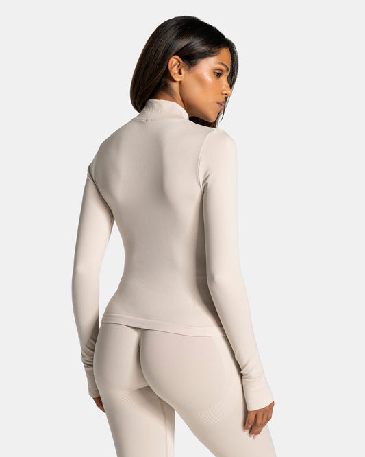 Chaqueta con cremallera Cargo Lift «crema»