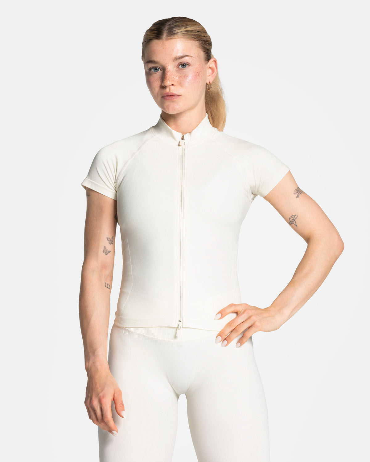 Lift Zip Shortsleeve ‘Cloud’