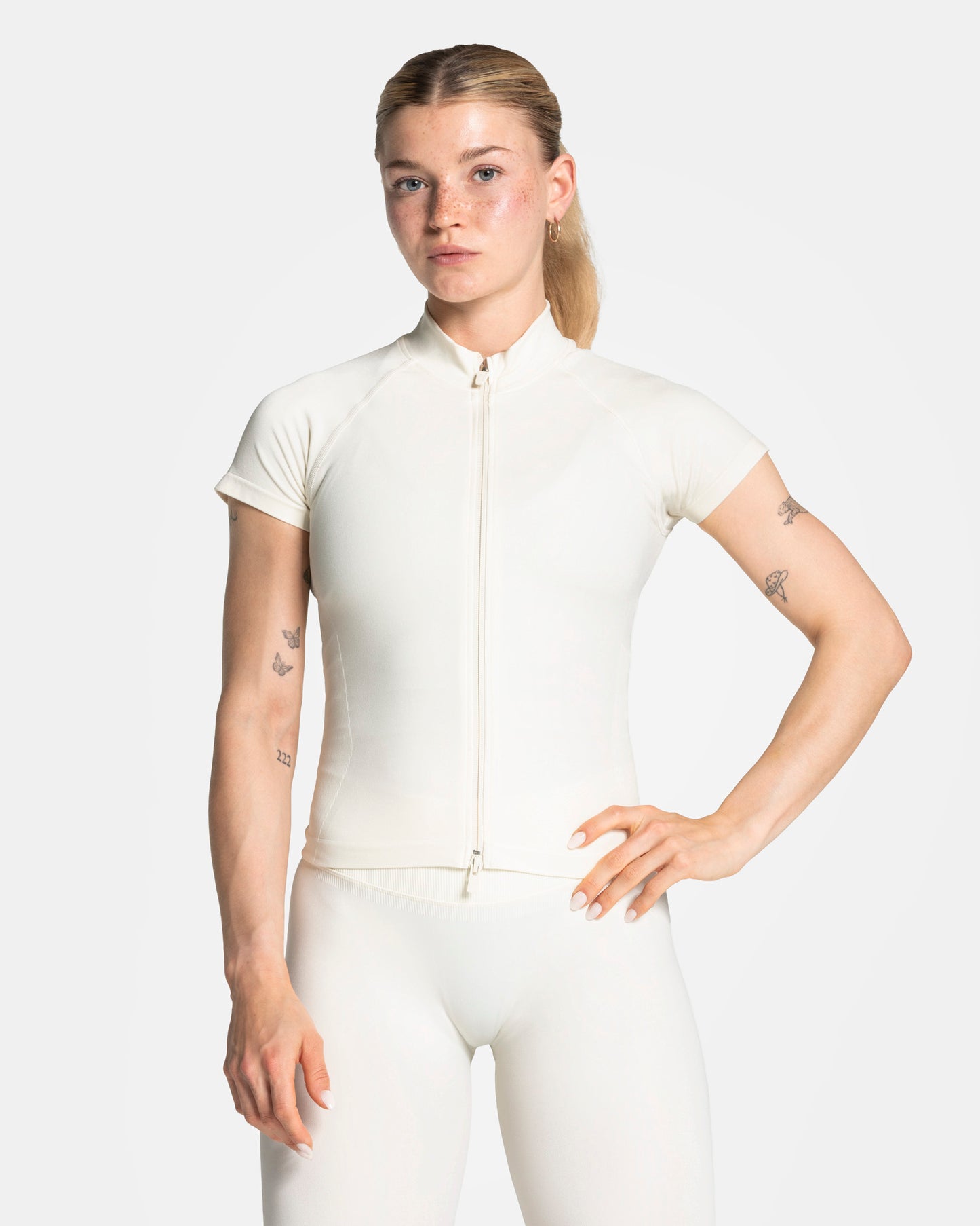 Lift Zip Shortsleeve ‘Cloud’