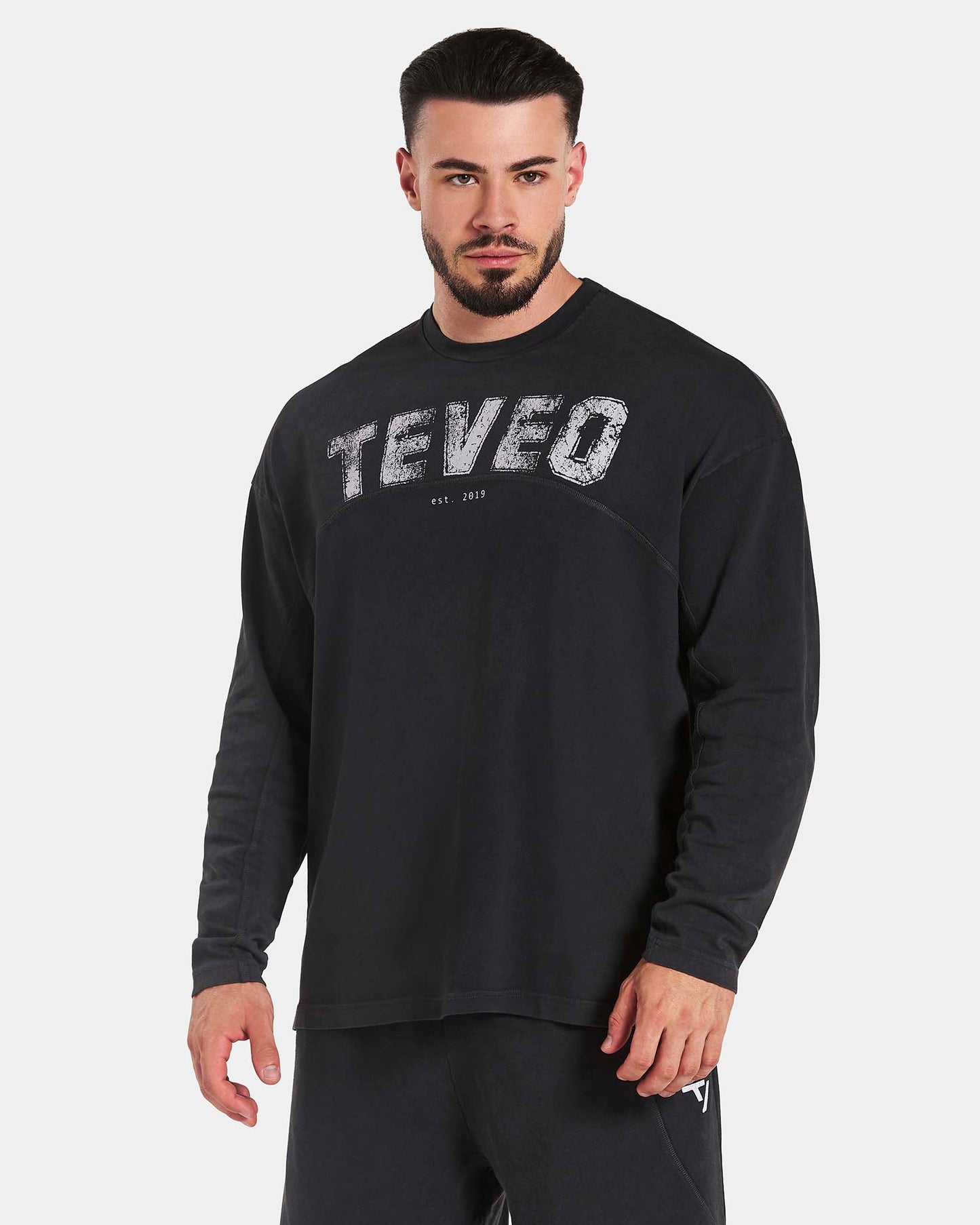 Maglia a manica lunga Legacy Lifting Oversized “Acid Nero”