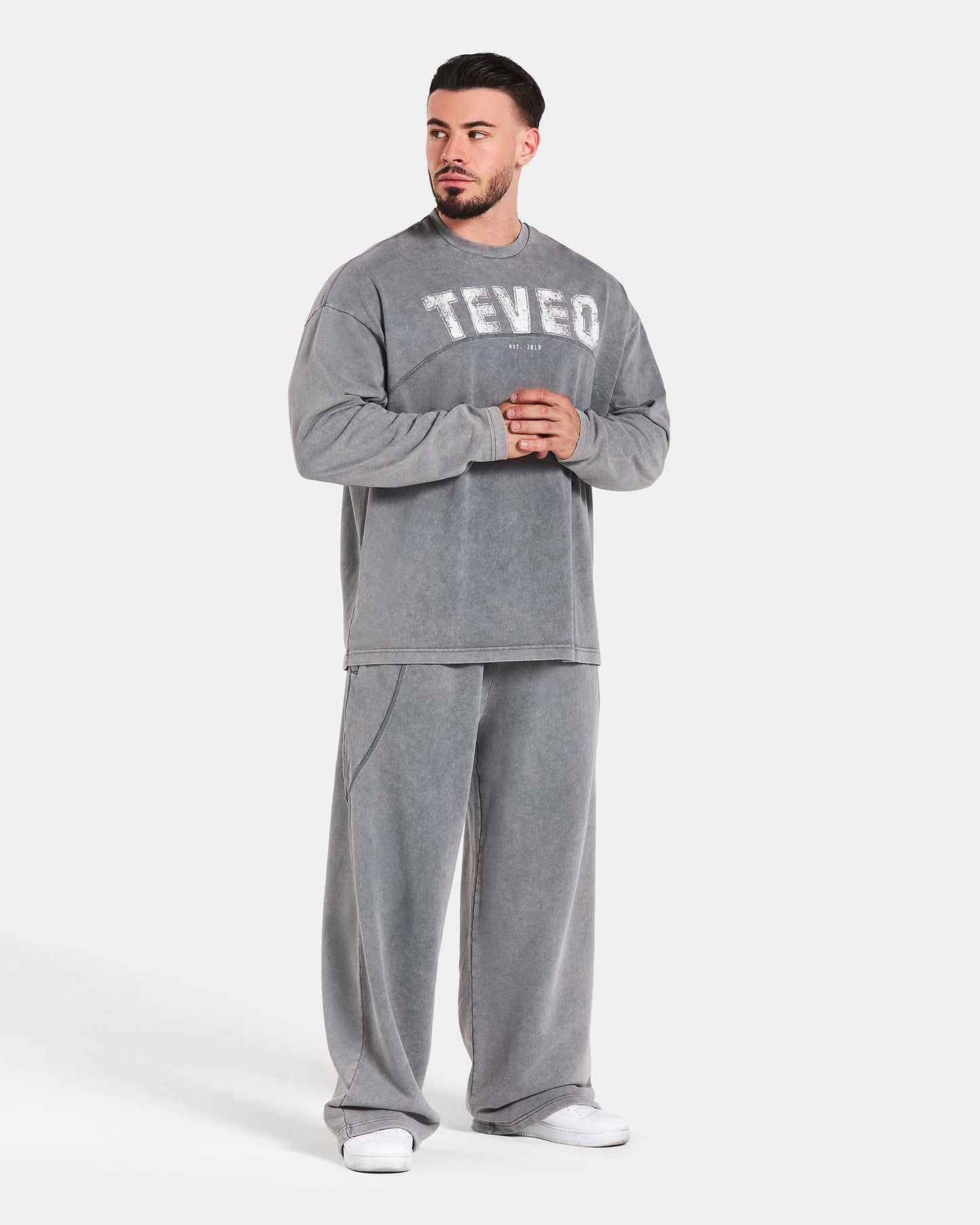 Maglia a manica lunga Legacy Lifting Oversized “Acid Grey”