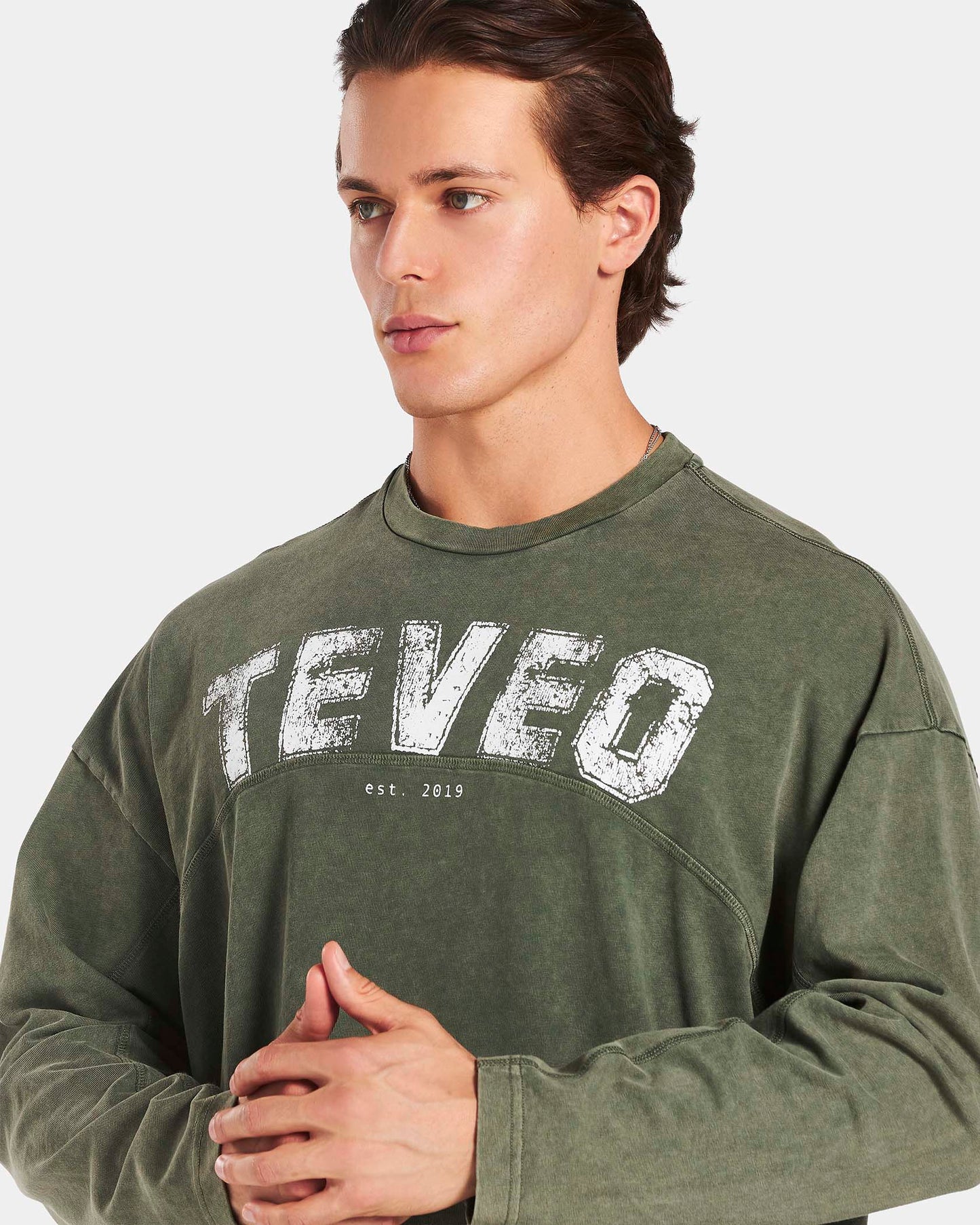 Maglia a manica lunga Legacy Lifting Oversized “Acid Cachi”