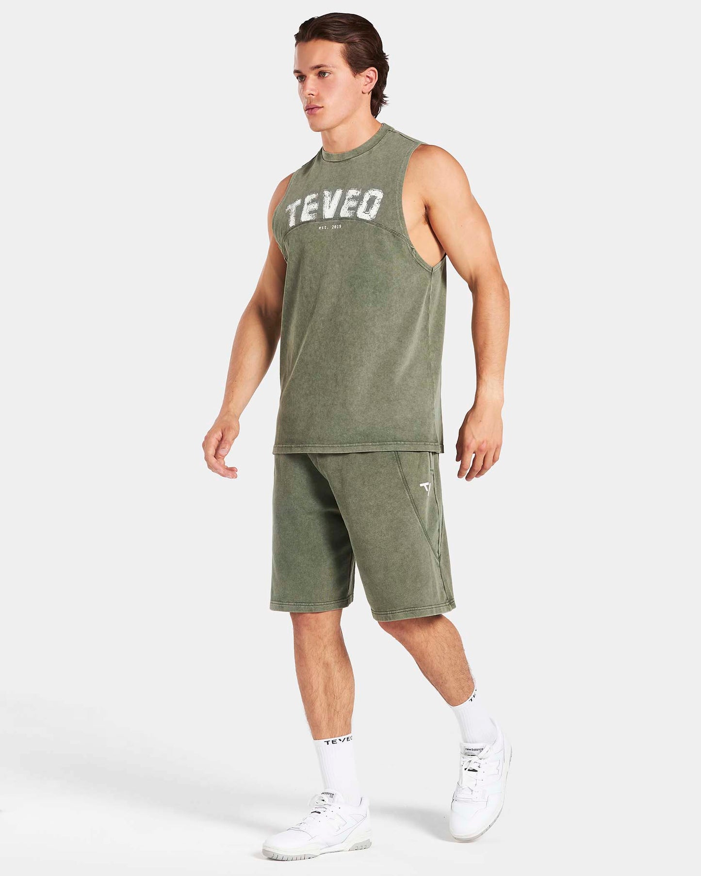 Szorty Legacy Lifting Oversized „Acid khaki”