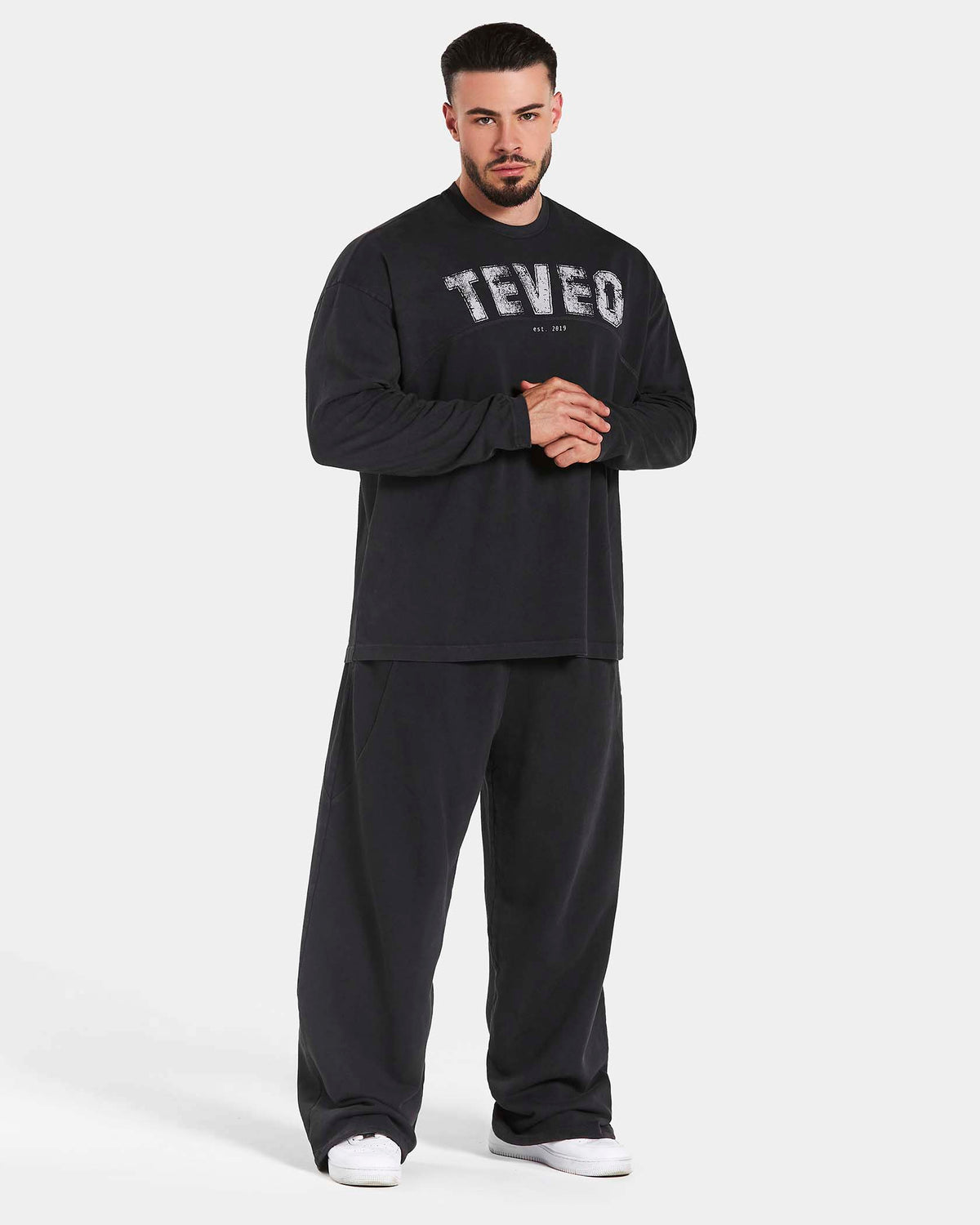 Legacy Lifting Oversized Straight Leg Joggers ‘Acid Black’
