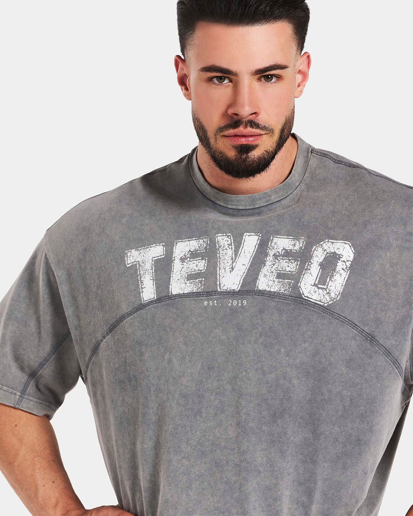 T-shirt Legacy Lifting Oversized „Acid Grey”