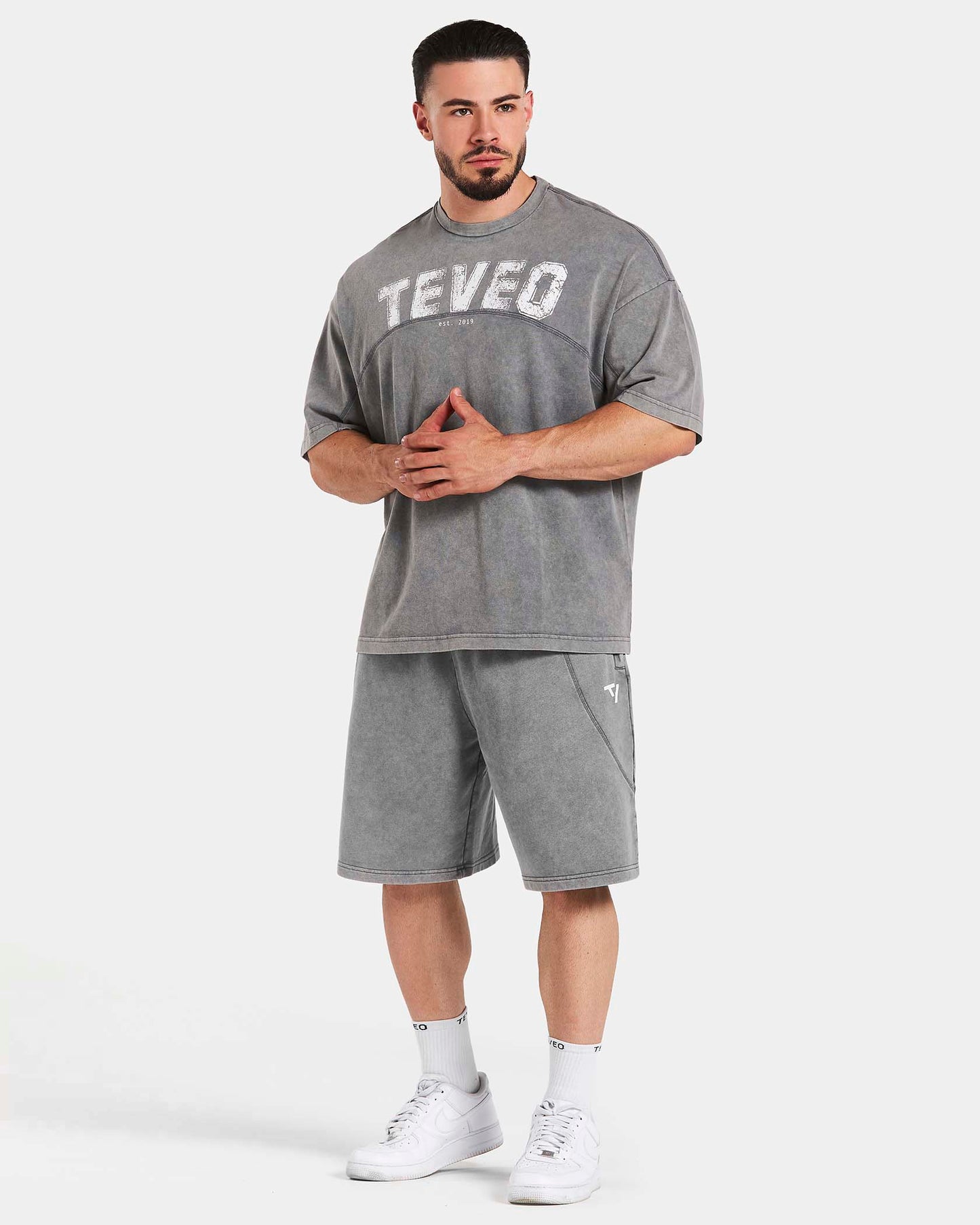 T-shirt Legacy Lifting Oversized „Acid Grey”