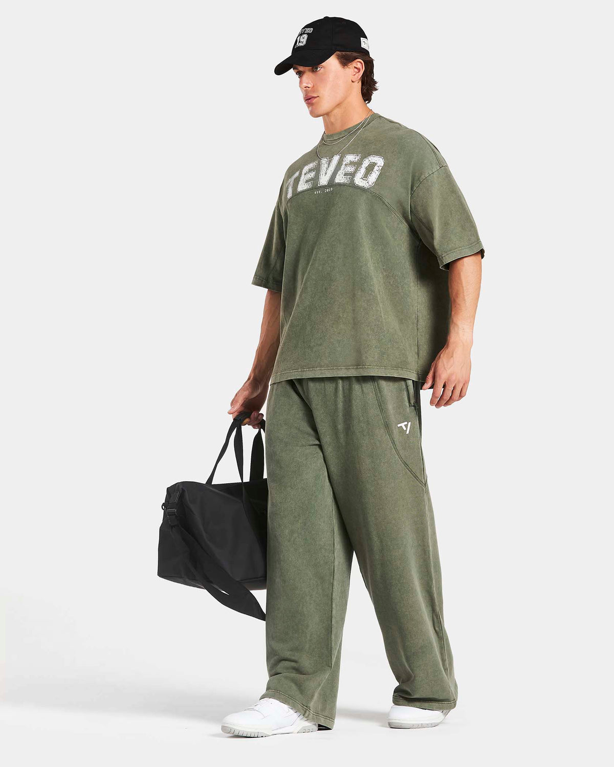 Legacy Lifting Oversized T-Shirt ‘Acid Khaki’