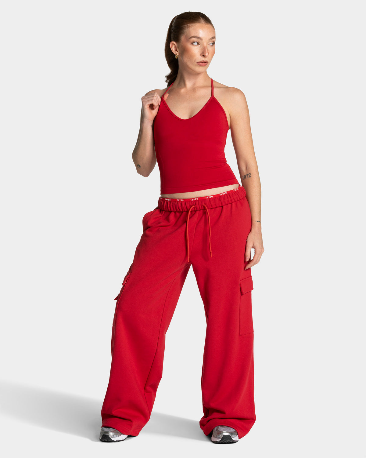Lift Wide Leg Cargo Joggers ‘Chili’