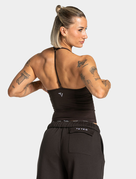 Camiseta de tirantes finos Lift «Dark Chocolate»