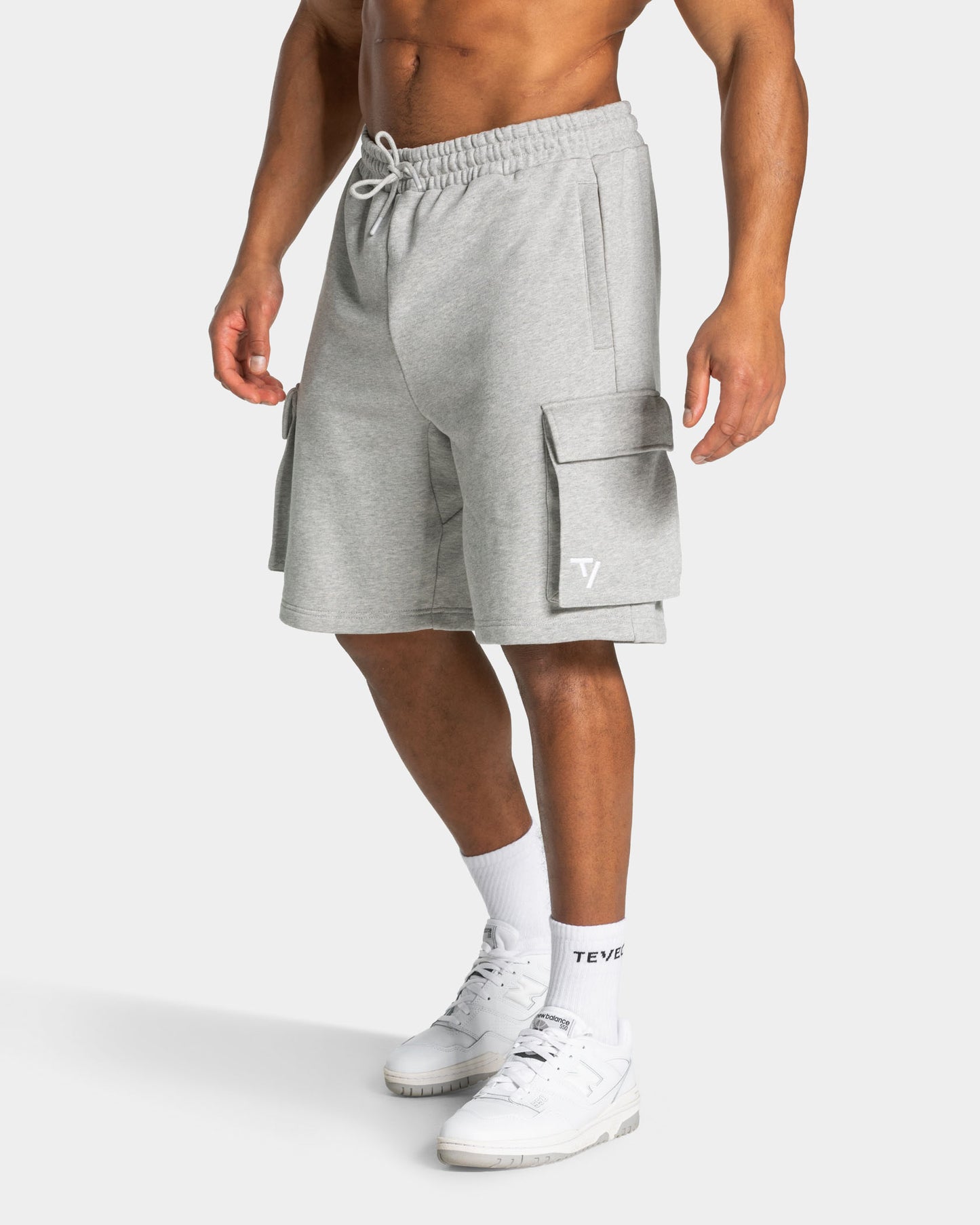 Lift Cargo Shorts ‘Light Grey Marl’