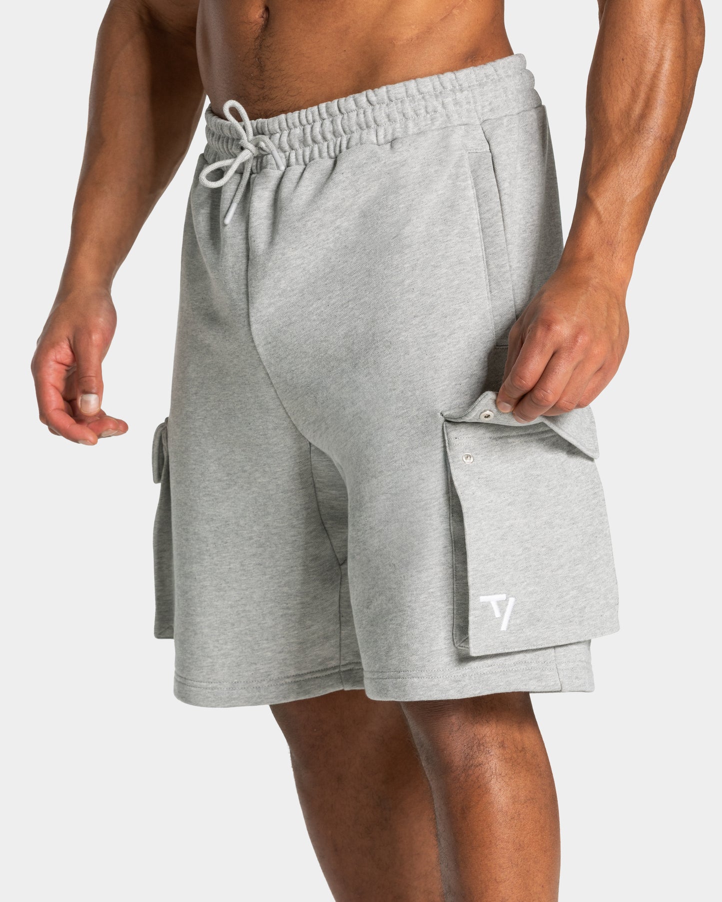 Lift Cargo Shorts ‘Light Grey Marl’