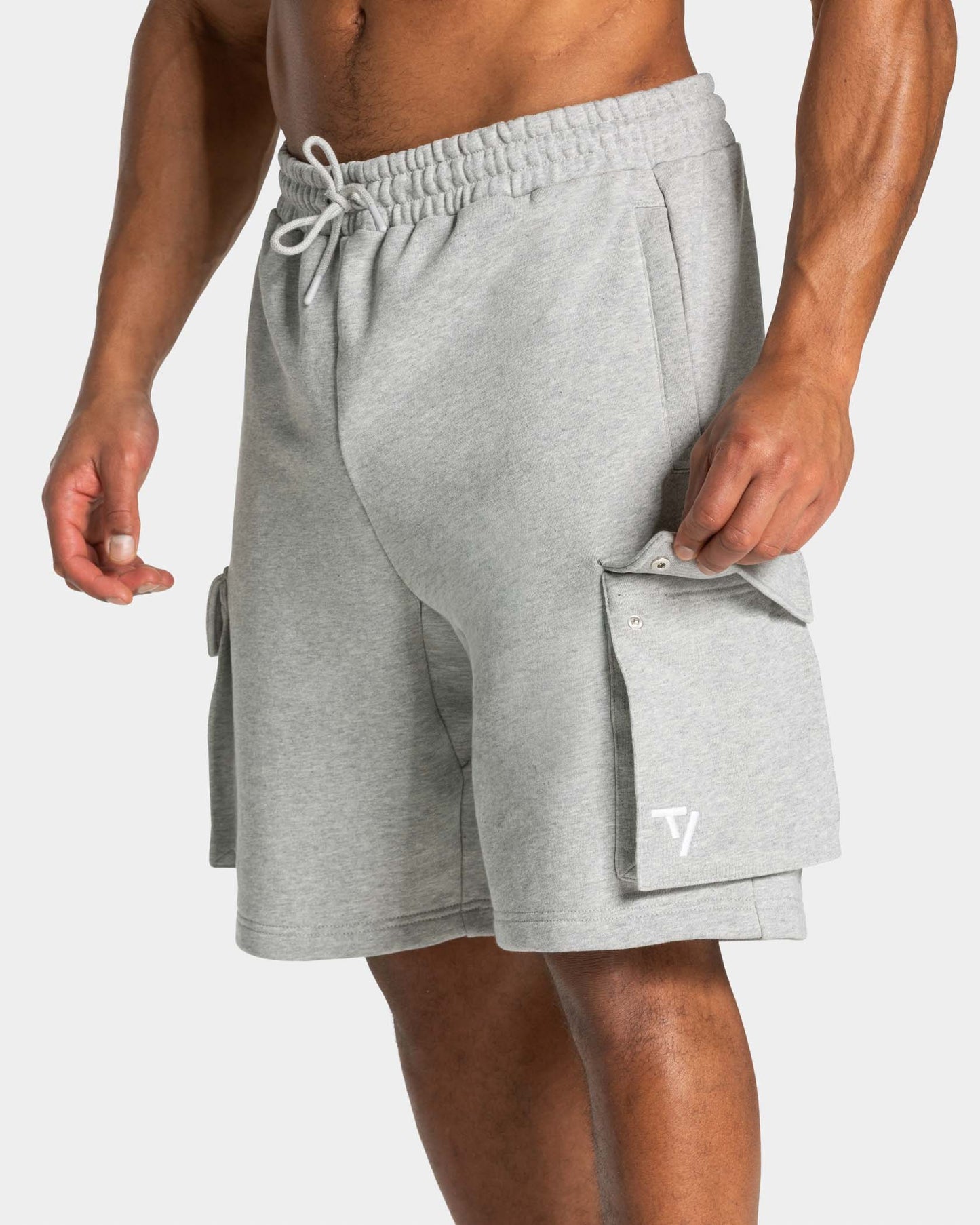 Lift Cargo Shorts ‘Light Grey Marl’