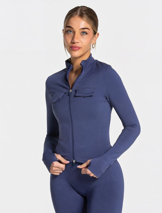 Lift Cargo Zip Jacket ‘Indigo’