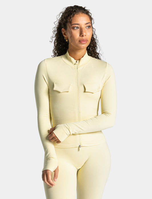 Lift Cargo Zip Jacket ‘Butter Yellow’