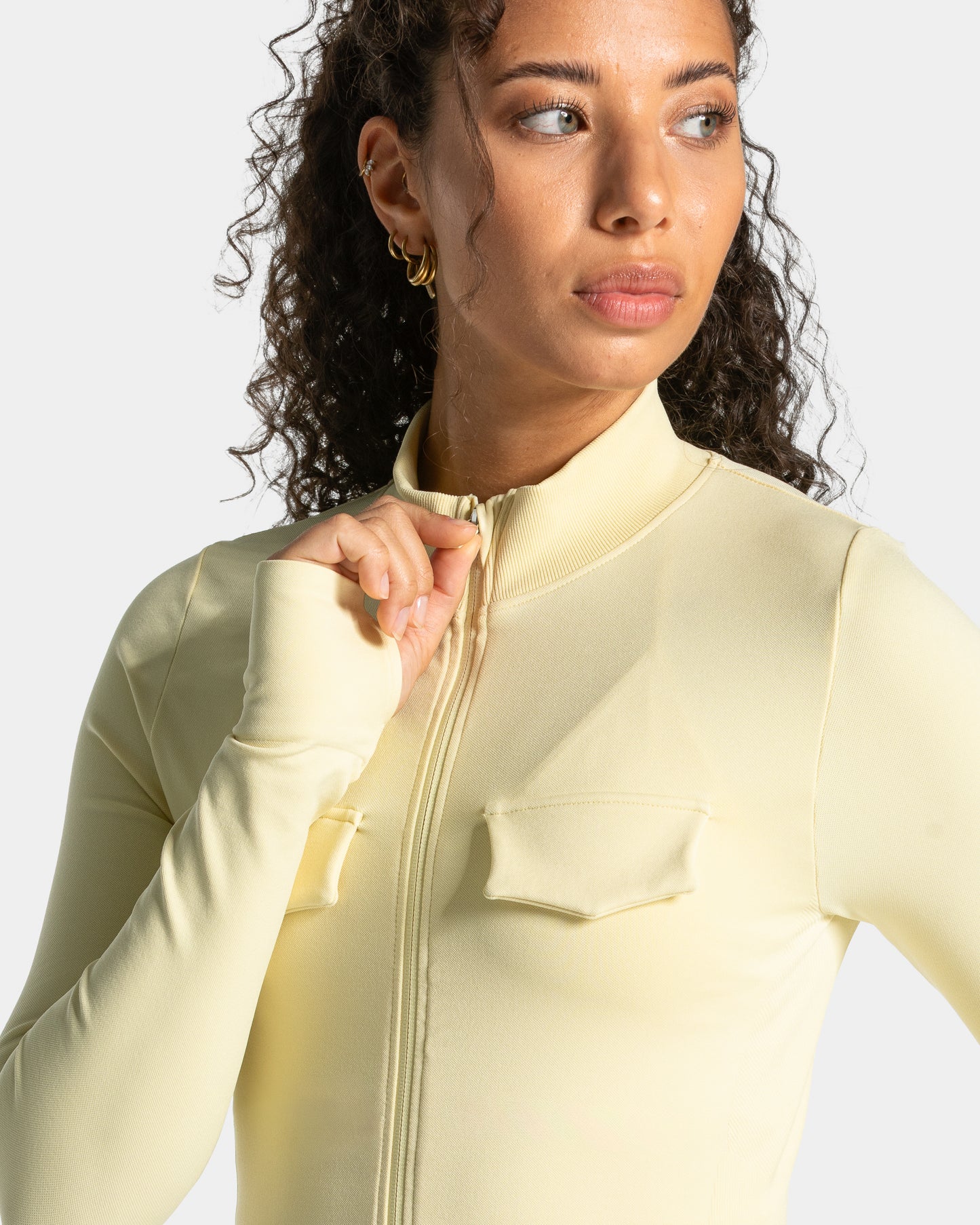 Lift Cargo Zip Jacket ‘Butter Yellow’