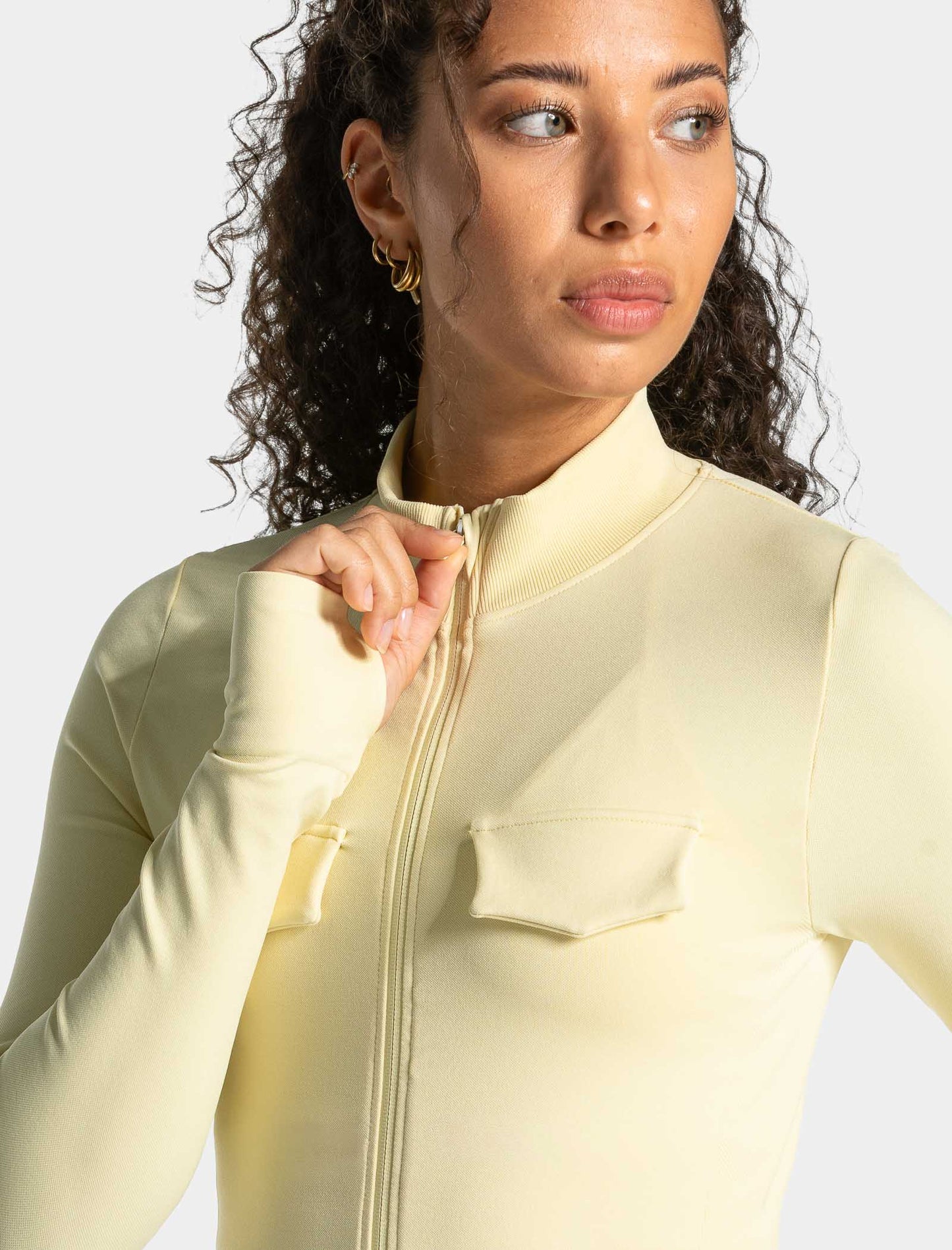 Lift Cargo Zip Jacket ‘Butter Yellow’