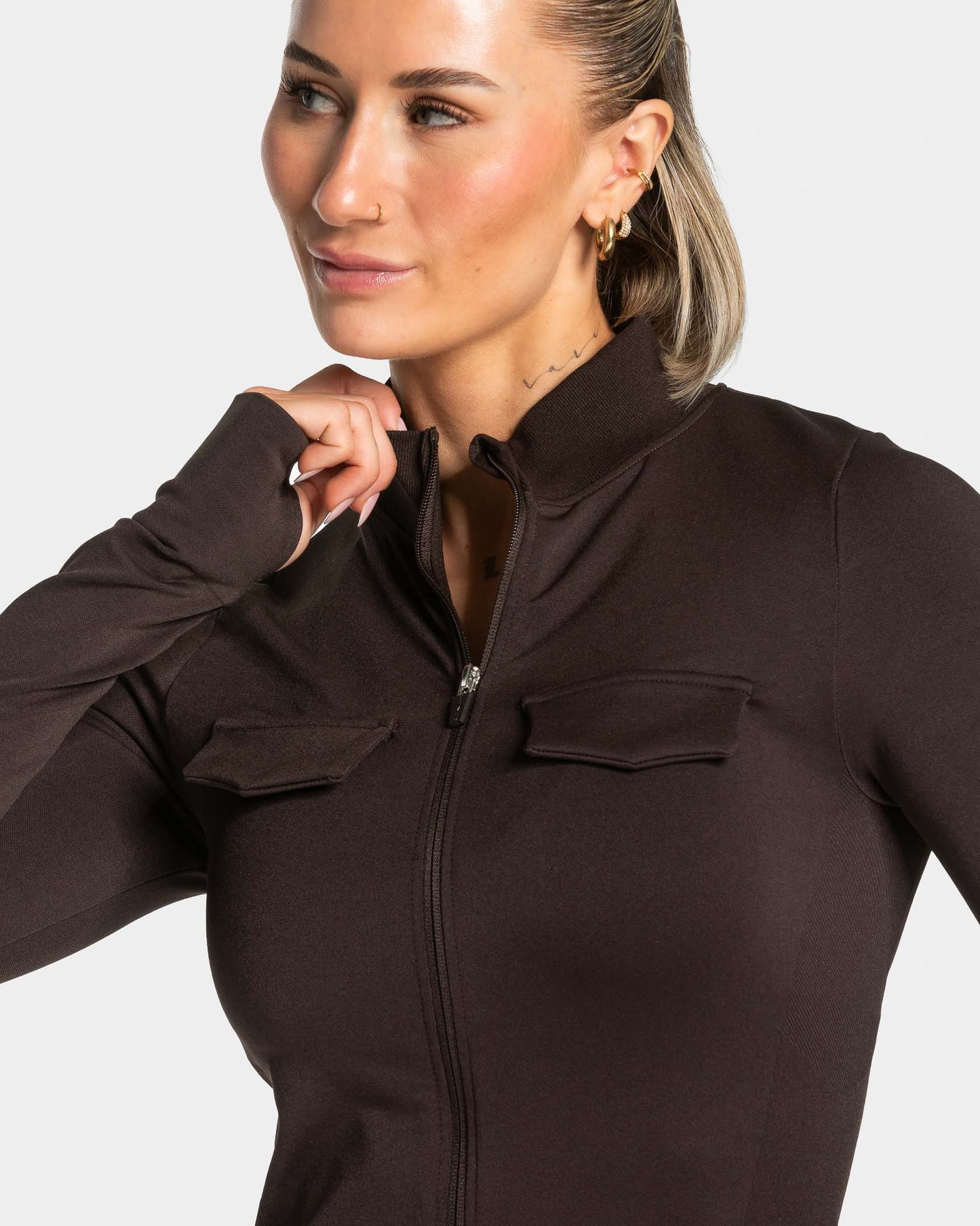 Lift Cargo Zip Jacke "Dark Chocolate"