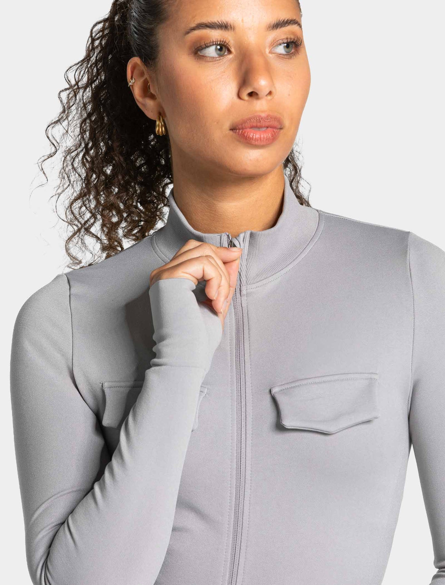 Lift Cargo Zip Jacket ‘Light Grey’