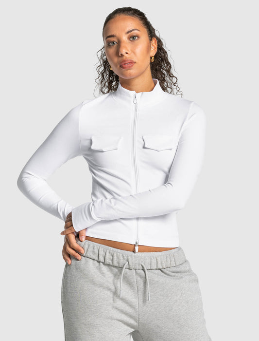 Lift Cargo Zip Jacket ‘White’
