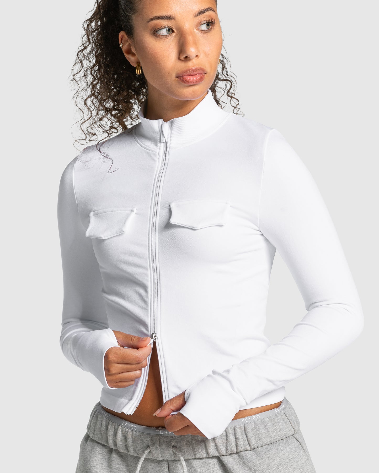 Lift Cargo Zip Jacket ‘White’