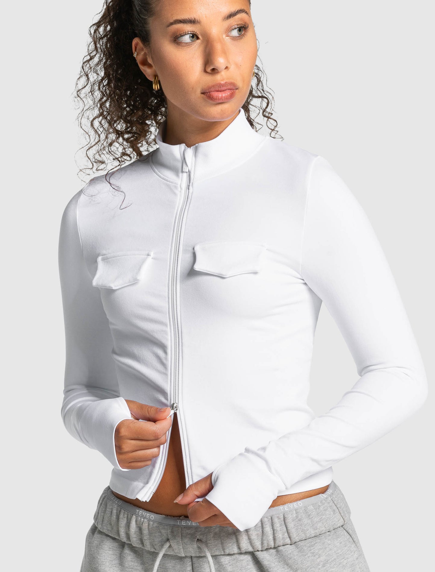 Lift Cargo Zip Jacket ‘White’