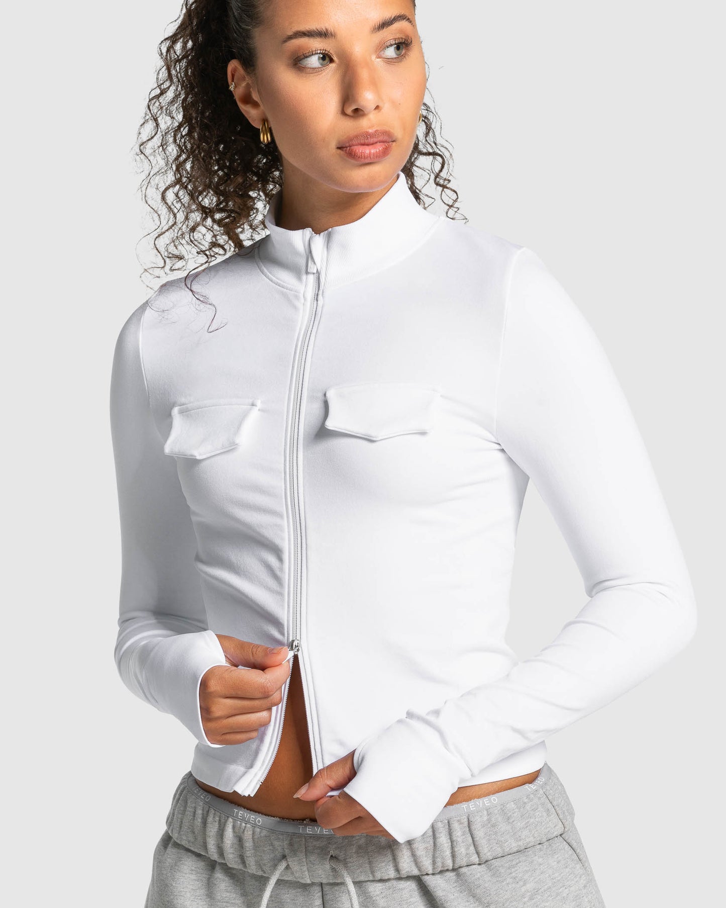 Lift Cargo Zip Jacket ‘White’