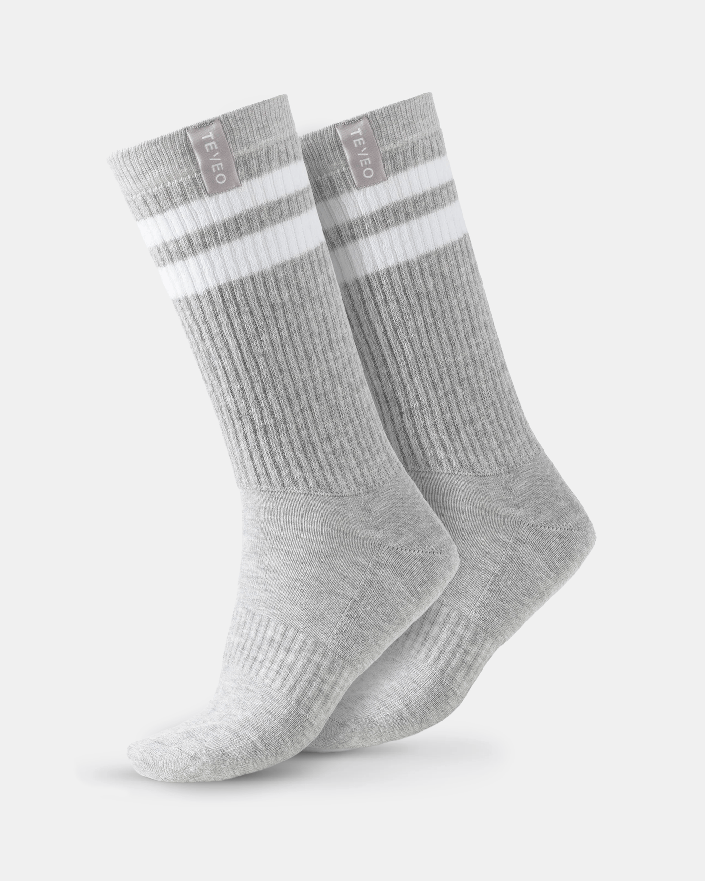 Calcetines Lift Chunky (pack de dos) «gris claro/blanco»