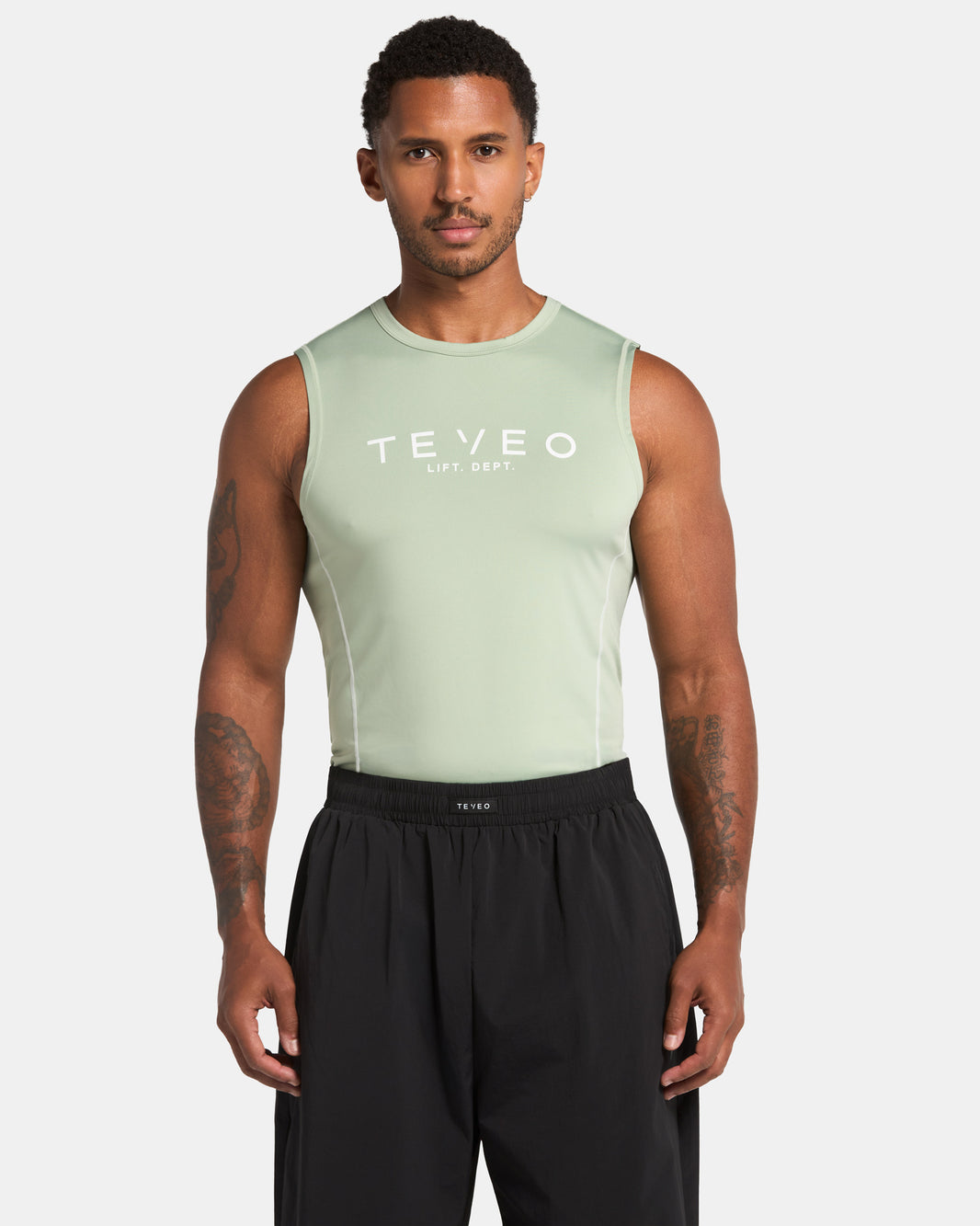 LIFT. DEPT. Fitted Tank "Sage Green"