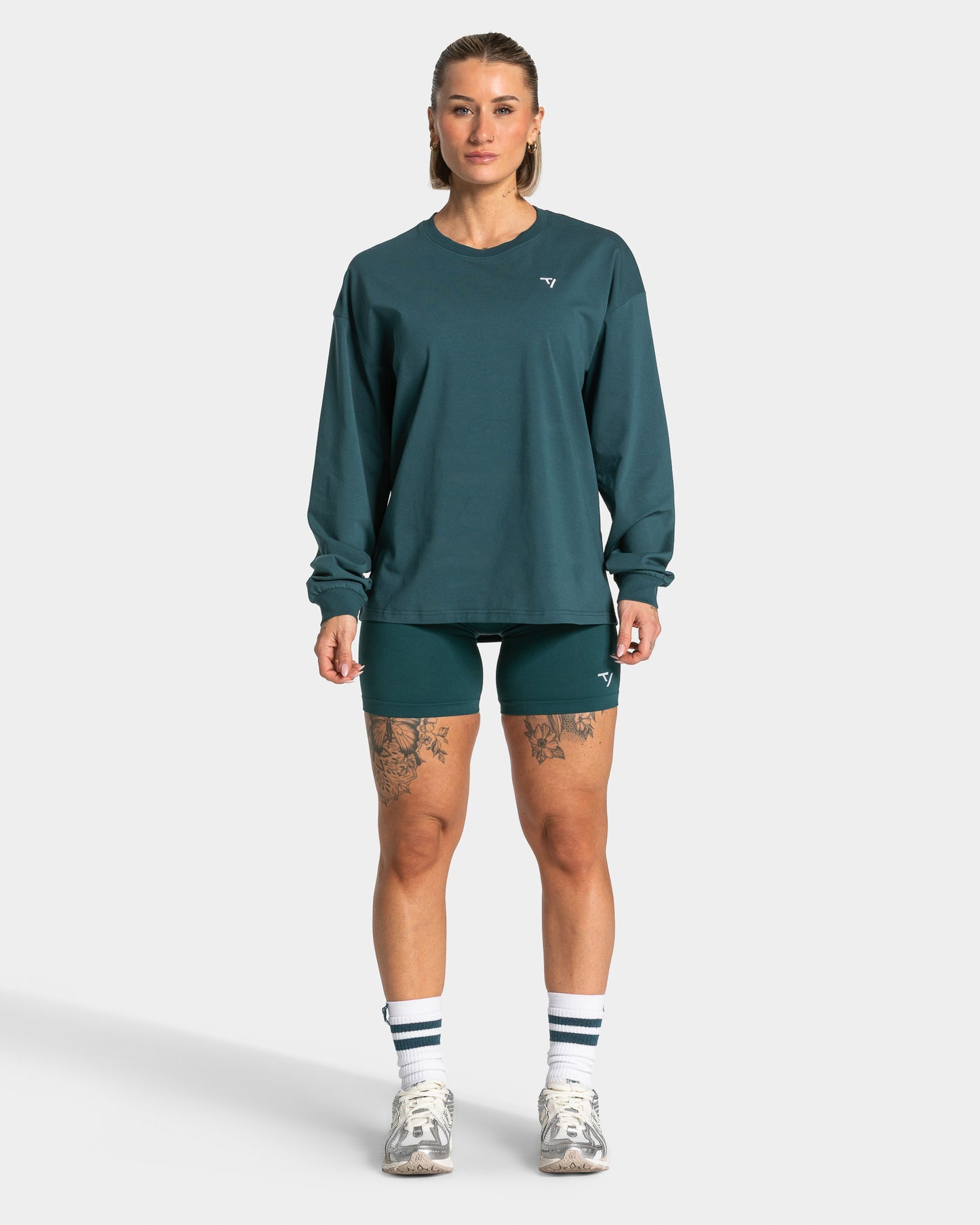 Koszulka z długim rękawem Lift „Teal”