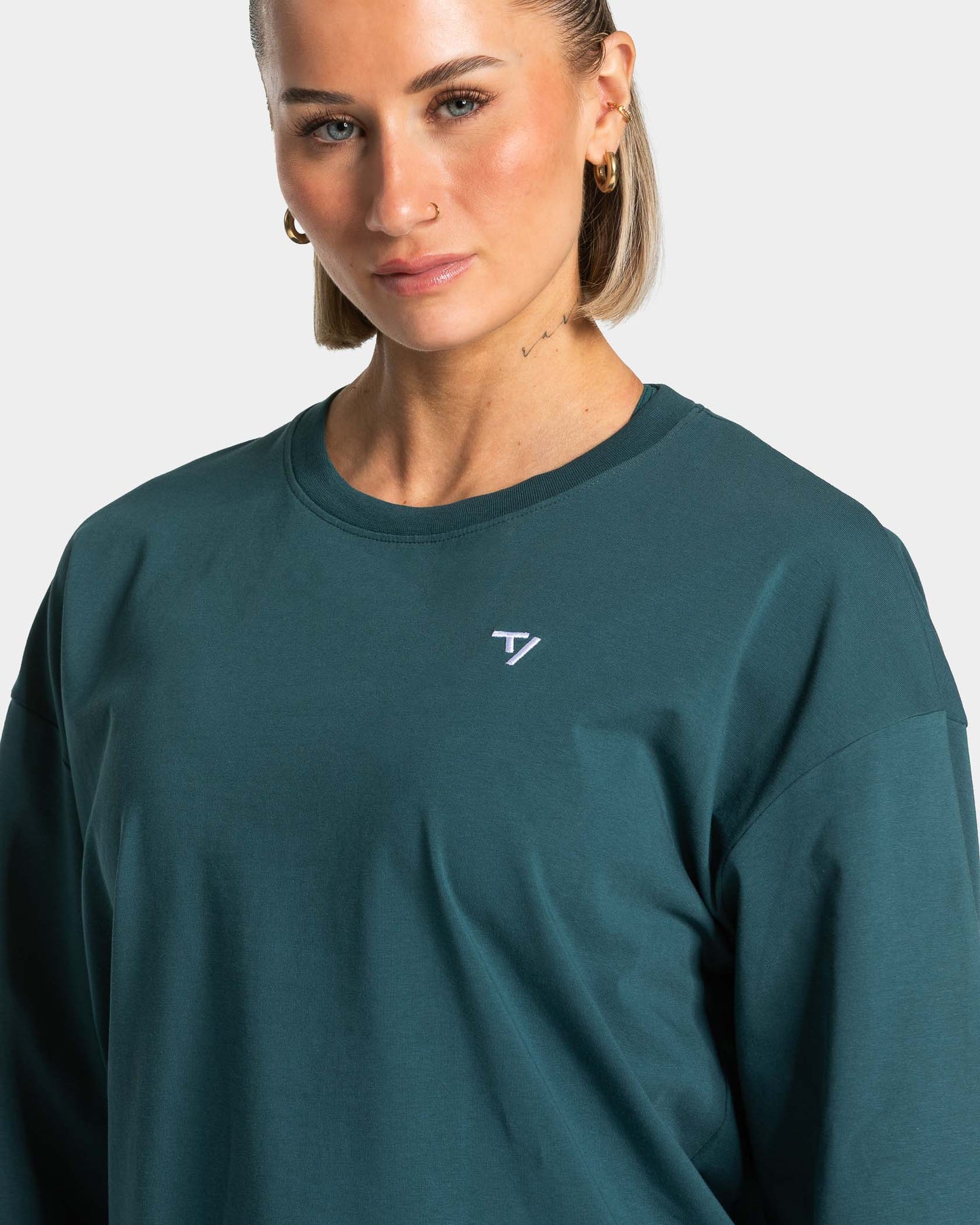 Koszulka z długim rękawem Lift „Teal”