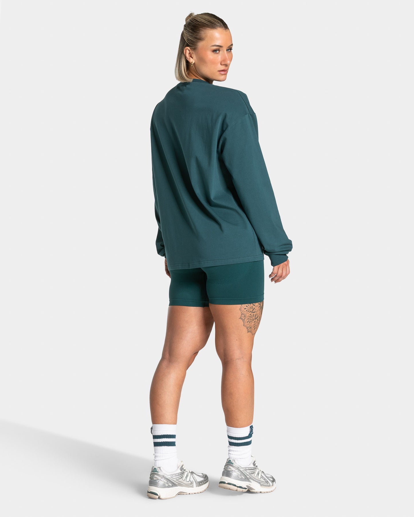 Koszulka z długim rękawem Lift „Teal”