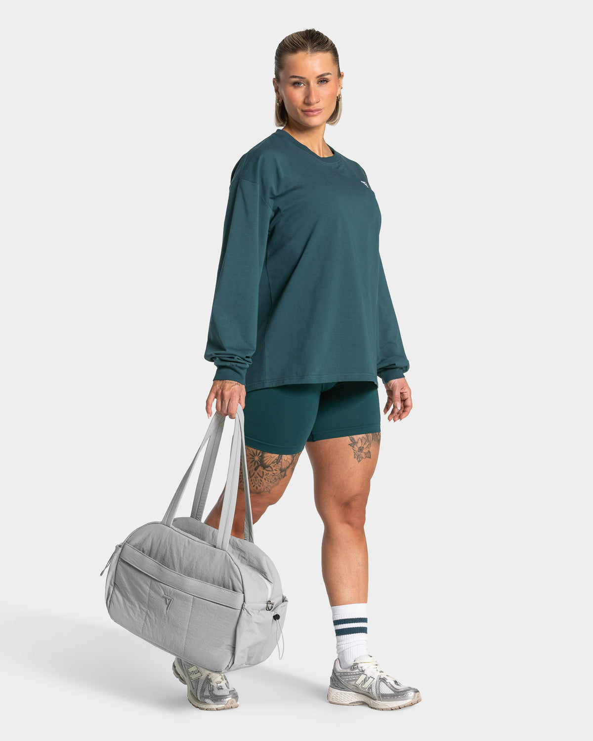 Borsa da palestra Lift Puffy “Grigio Chiaro”