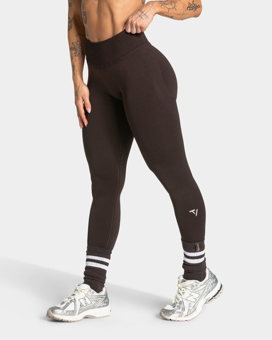 Lift Sculpt Scrunch Leggings ‘Dark Chocolate’