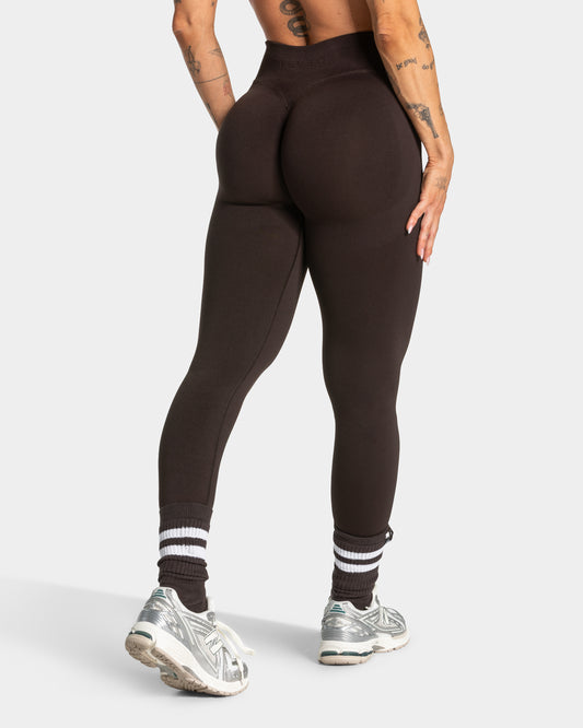 Lift Sculpt Scrunch Leggings ‘Dark Chocolate’