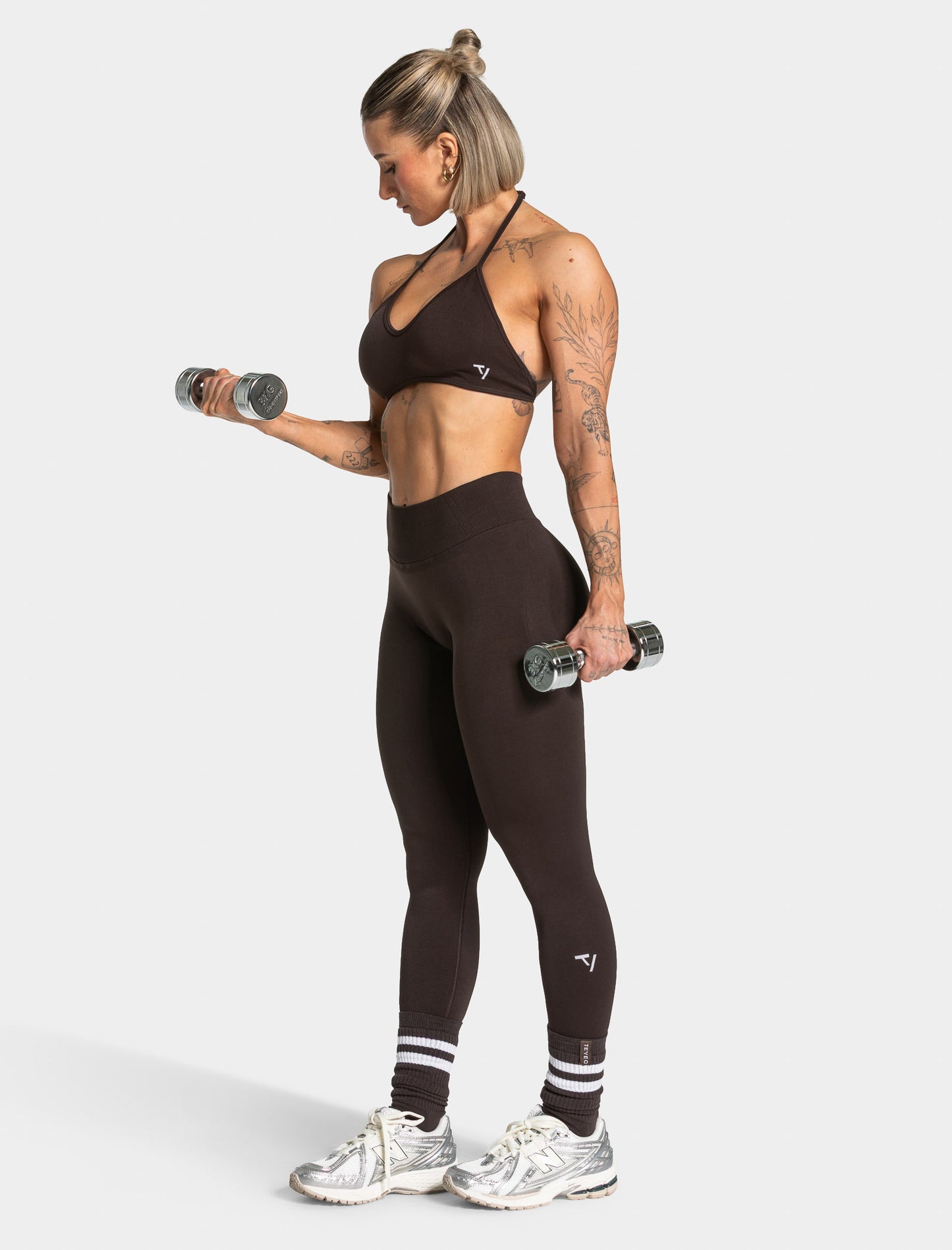 Lift Sculpt Scrunch Leggings ‘Dark Chocolate’