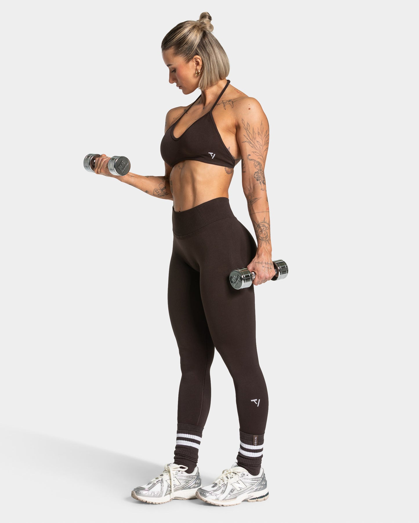 Lift Sculpt Scrunch Leggings ‘Dark Chocolate’