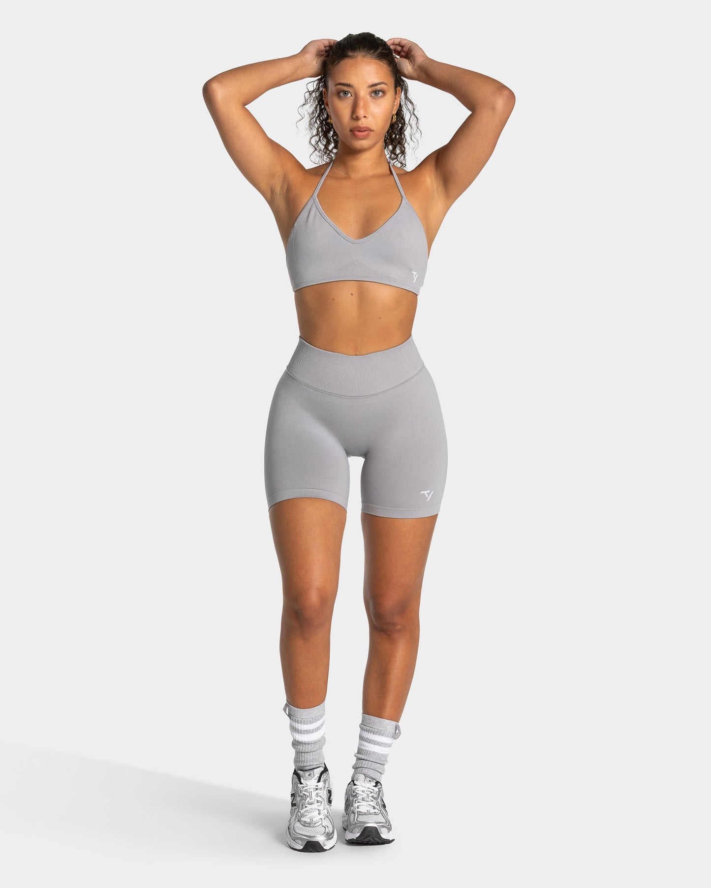 Shorts Lift Sculpt Scrunch “Grigio Chiaro"