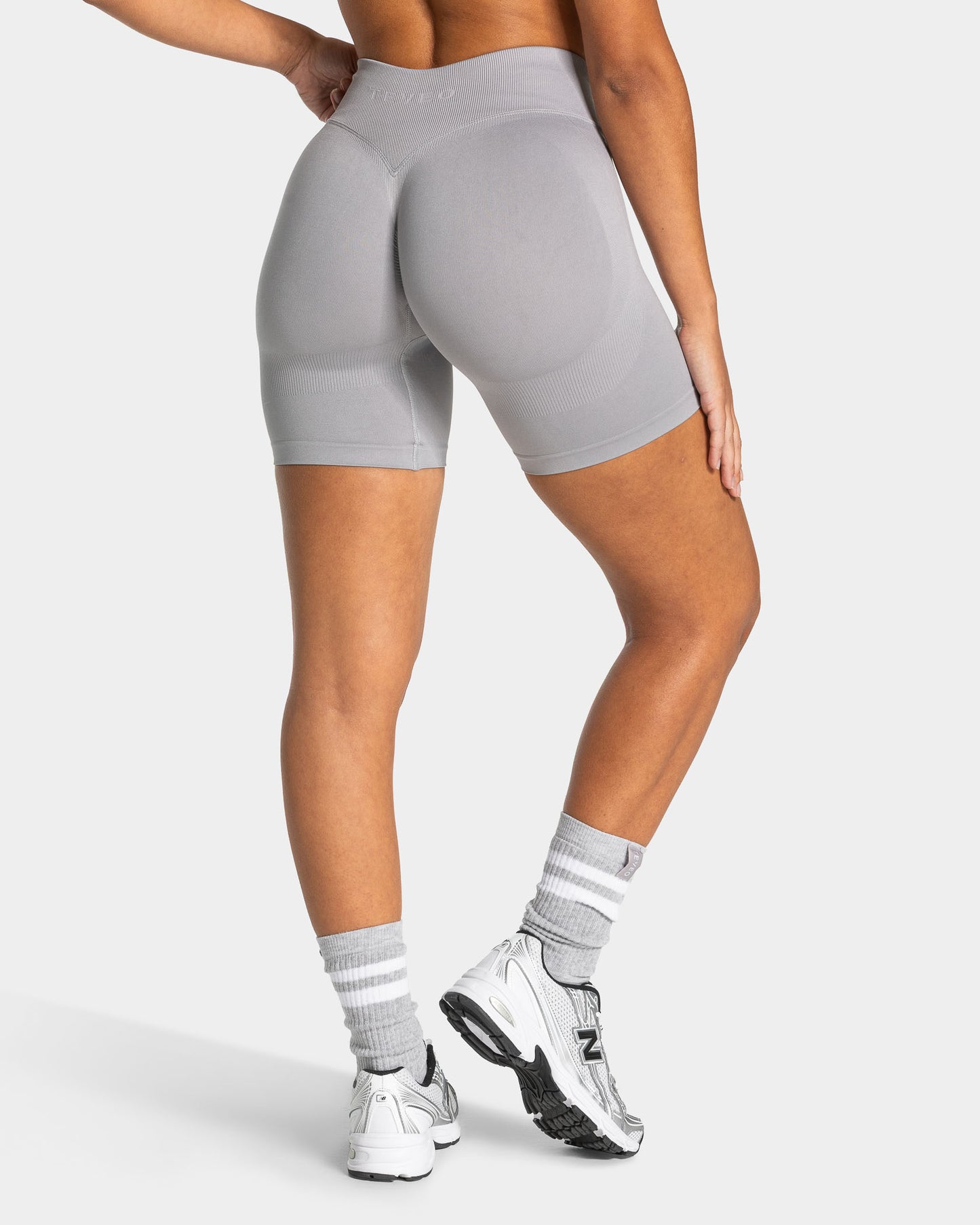 Shorts Lift Sculpt Scrunch “Grigio Chiaro"