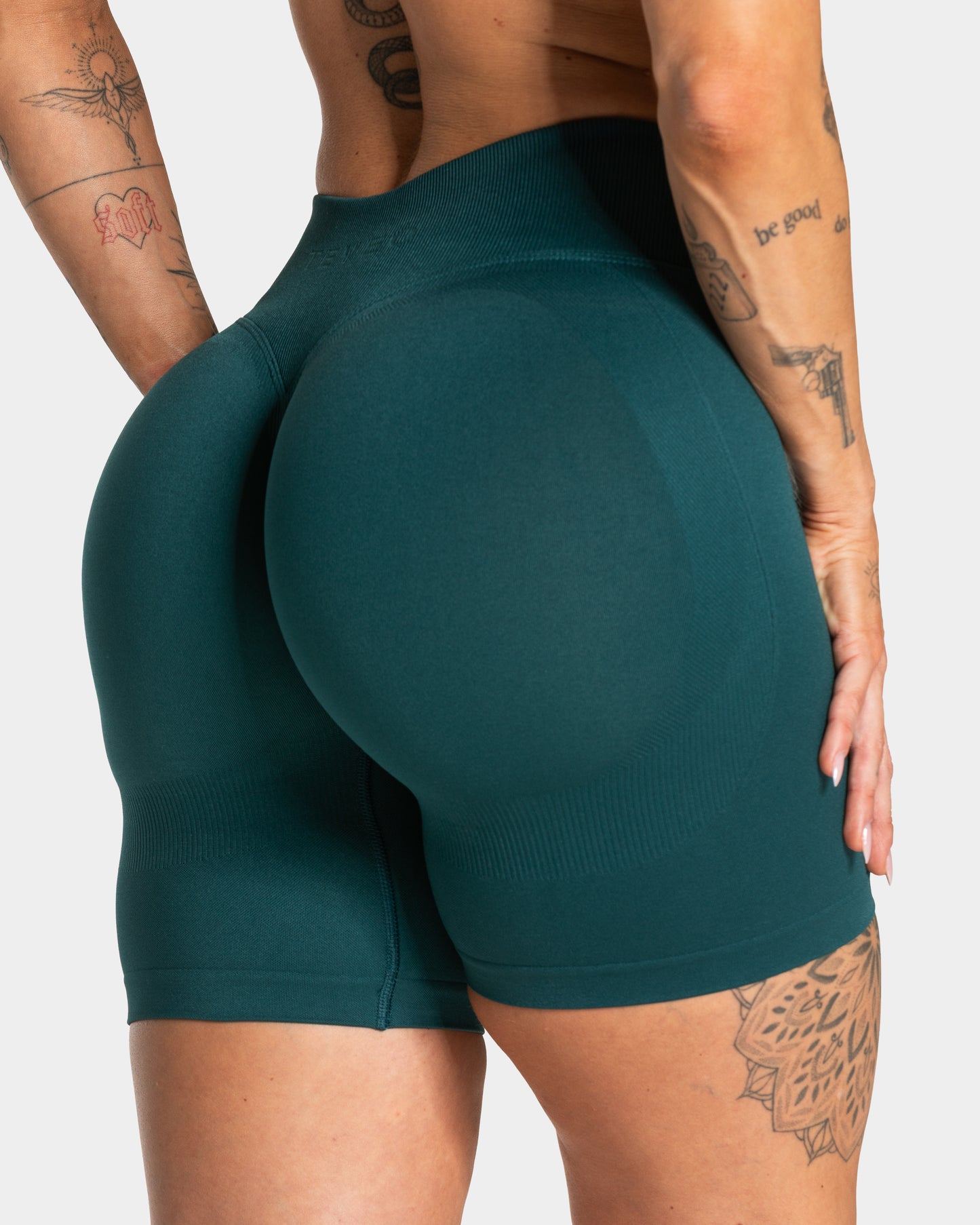 Short Sculpt Scrunch Lift « bleu sarcelle »