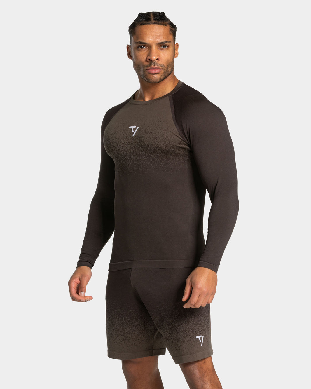 Maglia a manica lunga Lift Seamless “Dark Chocolate"
