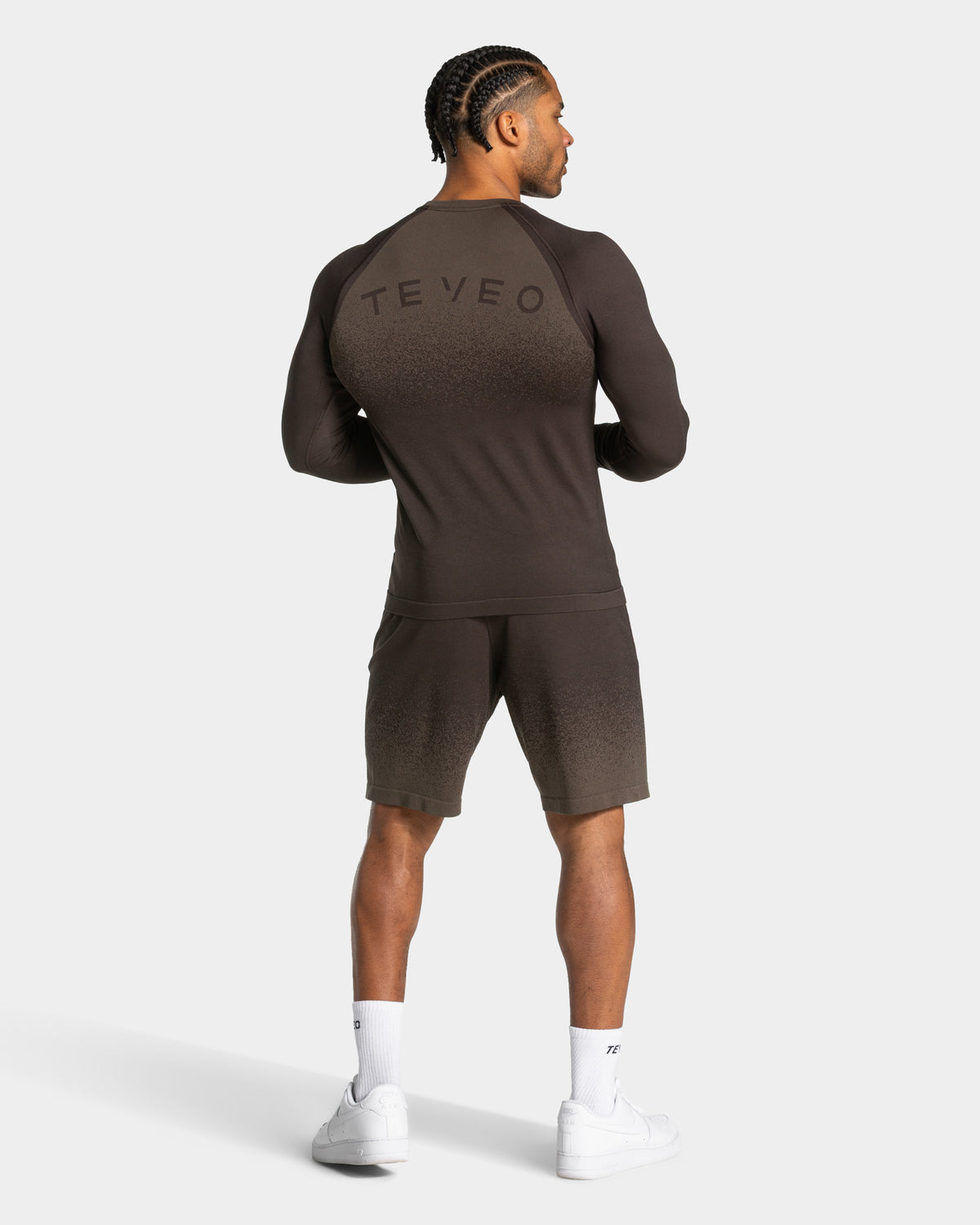 Koszulka z długim rękawem Lift Seamless „Dark chocolate”