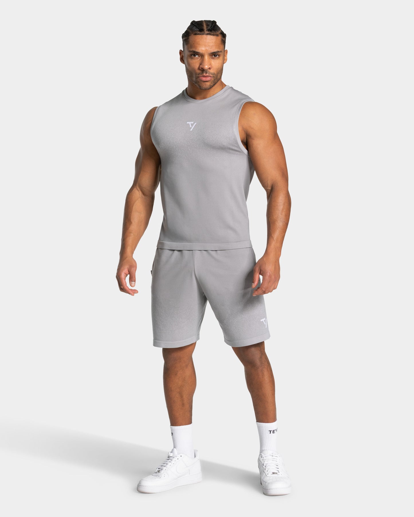 Lift Seamless Tank ‘Light Grey’