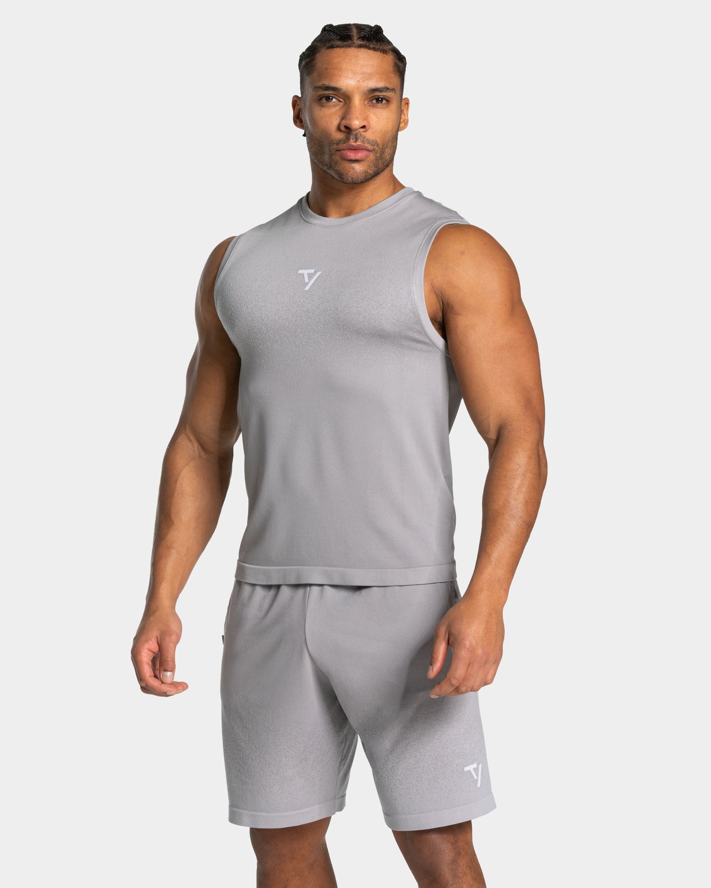 Lift Seamless Tank ‘Light Grey’