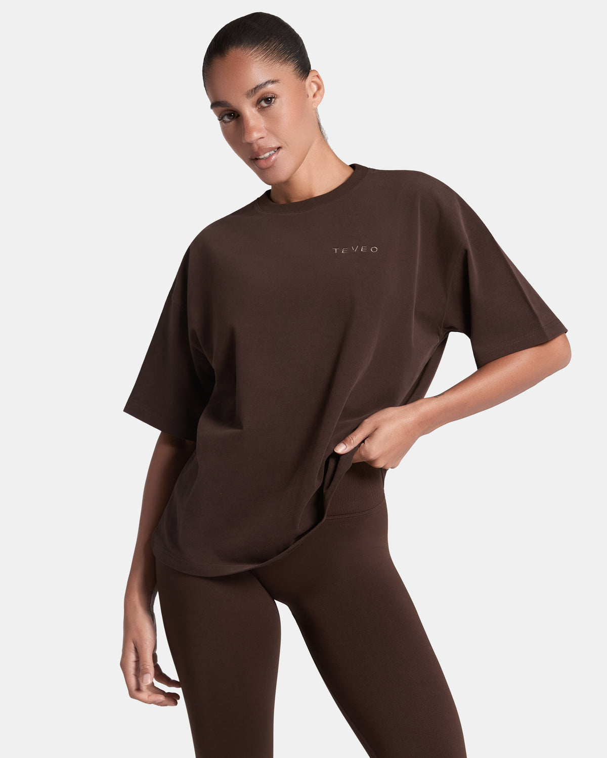 T-shirt oversize Lift « Espresso »